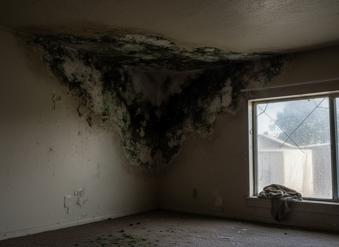 Signs of Mold Growth After Winter Rains in Guasti Homes