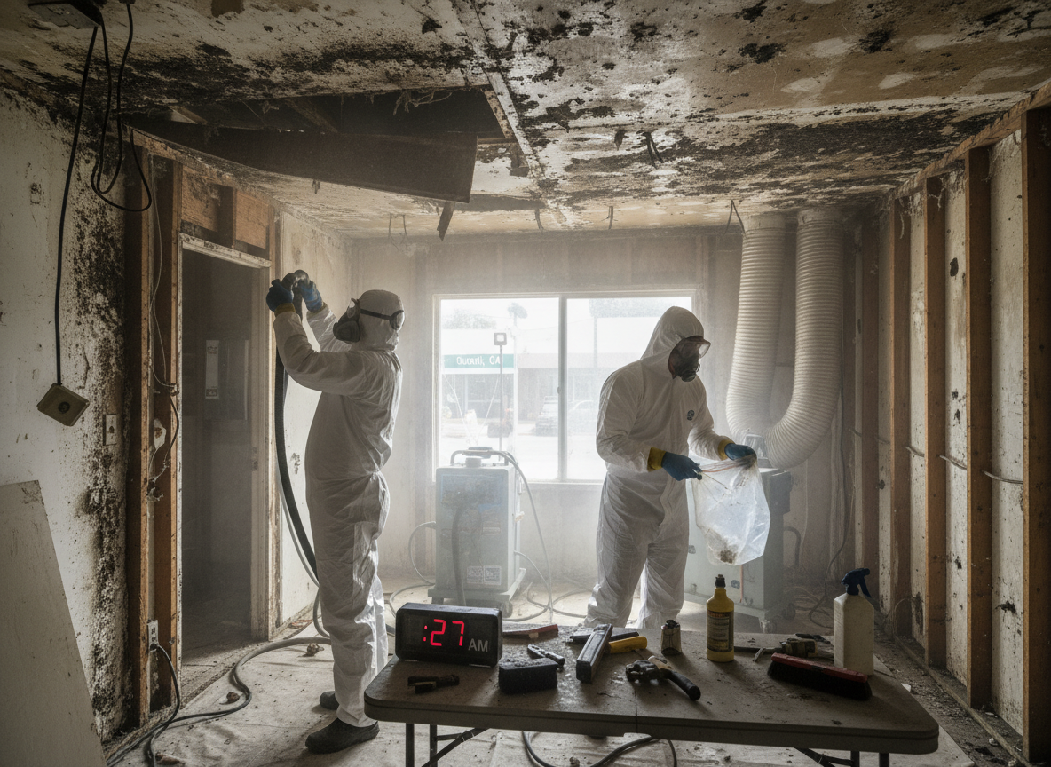 24 Hour Mold Removal in Guasti, CA