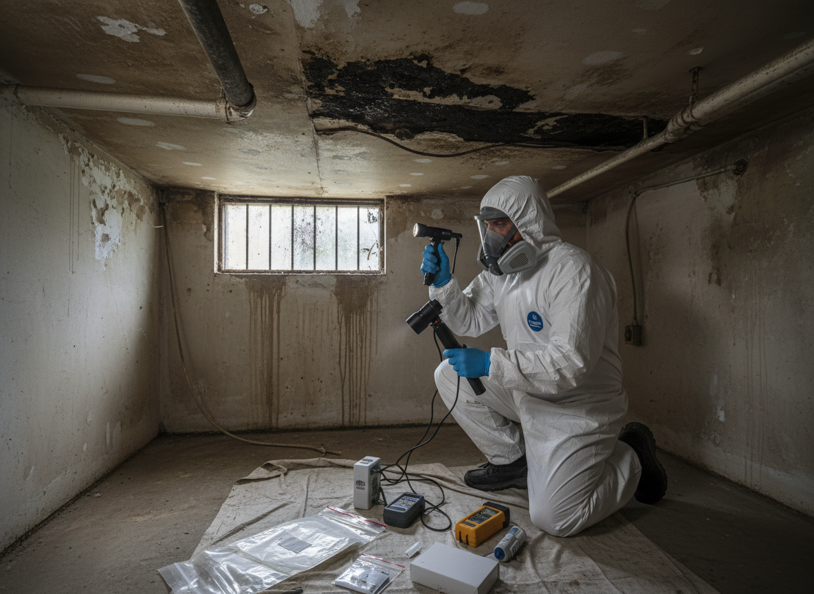 Black Mold Inspection in Guasti, CA