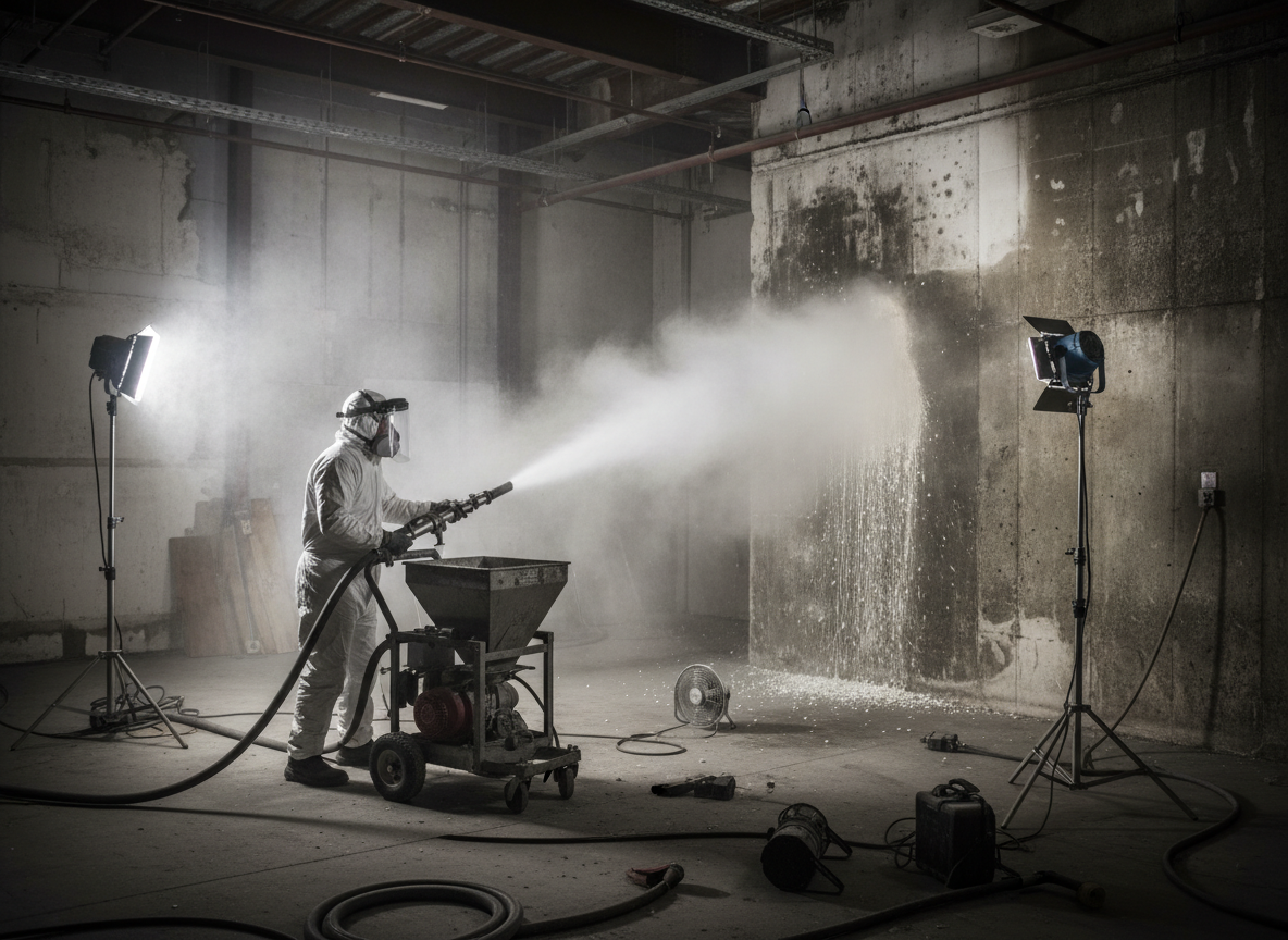 Dry Ice Blasting Mold in Guasti, CA