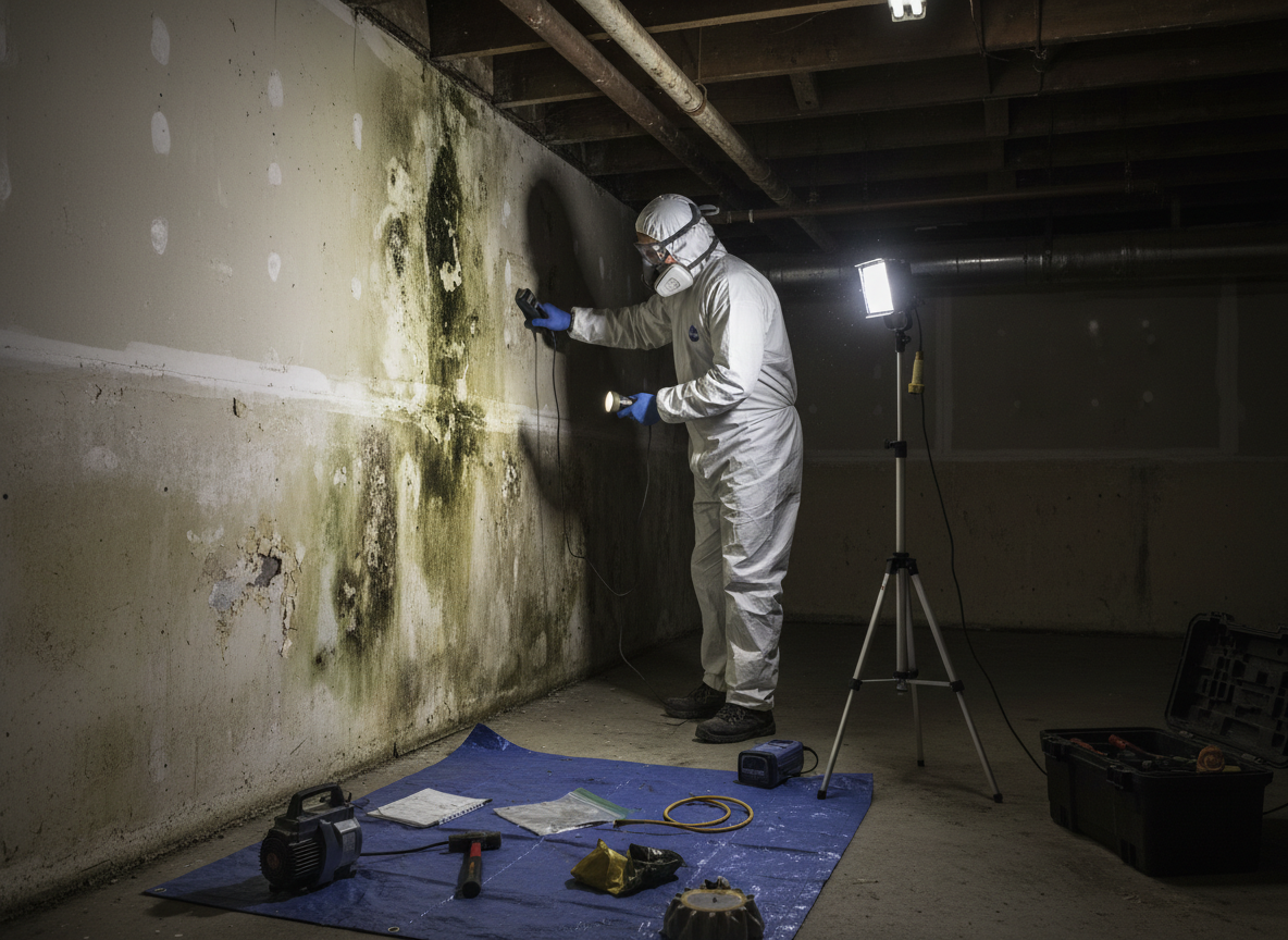 Mold Inspection in Guasti, CA